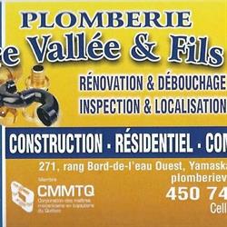 Plomberie Vallée Et Fils Inc, Yamaska, QC opening hours