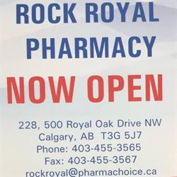 Rock Royal Pharmacy, Calgary, AB opening hours