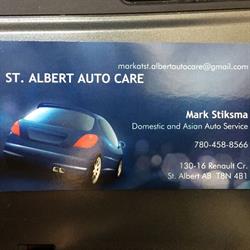 Saint Albert Auto Care, St. Albert, AB opening hours