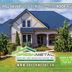 Green Metal Roofing, London, ON opening hours