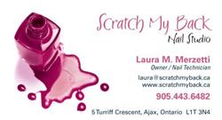 Scratch My Back Nail Studio, Ajax, ON opening hours