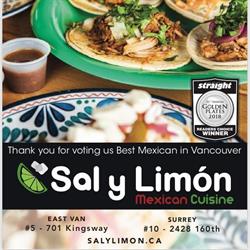 Sal y Limon, Vancouver, BC opening hours
