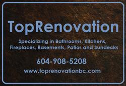 TOPRENOVATION, Surrey, BC opening hours