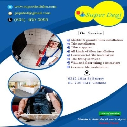 Super Deal Tiles, Surrey, BC opening hours