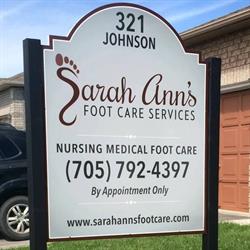 Sarah Ann's Foot Care Services, Barrie, ON opening hours