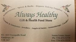 Always Healthy, Kamloops, BC opening hours