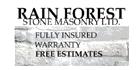 Rain Forest Stone Masonry Ltd, North Vancouver, BC opening hours
