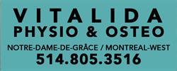Vitalida Physio & Ostéo - Ostéopathie, Montréal, QC opening hours