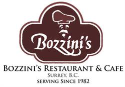 Bozzini's Restaurant - Greek, Indian Restaurant, Italian Restaurant, Surrey, BC opening hours