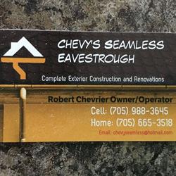 Chevy's Seamless Eavestrough, St. Charles, ON opening hours