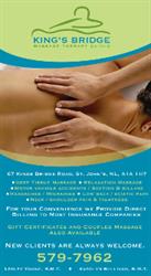 Kings Bridge Massage Therapy Clinic, St. John's, NL opening hours