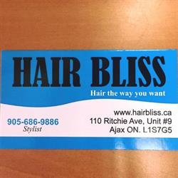 Hair Bliss, Ajax, ON opening hours