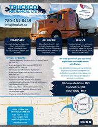 Truckco Mechanical Ltd., Edmonton, AB opening hours
