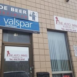 Fine Auto Paints & Supplies, Scarborough, ON opening hours