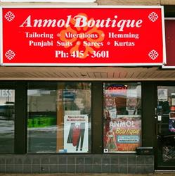 Anmol boutique, Winnipeg, MB opening hours
