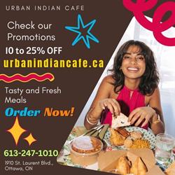 Urban Indian Cafe, Ottawa, ON opening hours