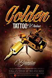 Golden Tattoo Parlour Inc, Brampton, ON opening hours