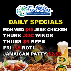 FoodNVibes Caribbean Restaurant & lounge, Calgary, AB opening hours