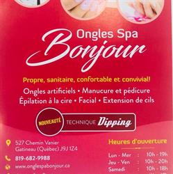 Ongles Spa Bonjour, Gatineau, QC opening hours