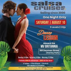 Summer Salsa Cruise Series Vancouver, opening hours
