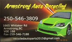 Armstrong Auto Recycling, opening hours