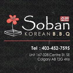 Soban Korean B.B.Q, Calgary, AB opening hours