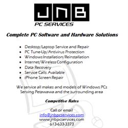 JNB PC Services, Petawawa, ON opening hours
