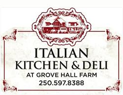 Grove Hall Farm, Italian Kitchen, Market & Deli, Duncan, BC opening hours