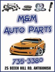 M & M Auto Parts, Antigonish, NS opening hours