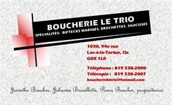 Boucherie Le Trio, Lac-à-la-Tortue, QC opening hours