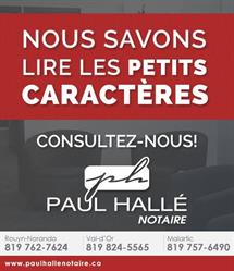 Paul Hallé, Notaire, La Sarre, QC opening hours