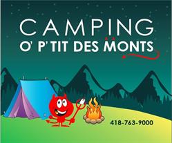 Camping O'P'TIT DES MONTS, Sainte-Anne-des-Monts, QC opening hours