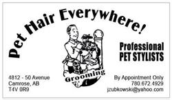 Pet Hair Everywhere Dog Grooming, Camrose, AB opening hours