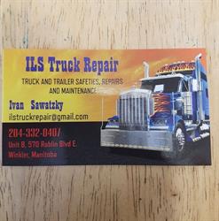 ILS Truck Repair, Winkler, MB opening hours