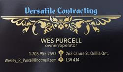 Versatile Contracting, Orillia, ON opening hours