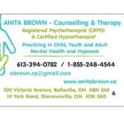 Anita Brown Counselling & Therapy, Belleville, ON opening hours