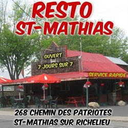 Resto St-Mathias, Saint-Mathias-sur-Richelieu, QC opening hours