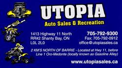 Utopia Auto Sales & Recreation, Oro-Medonte, ON opening hours