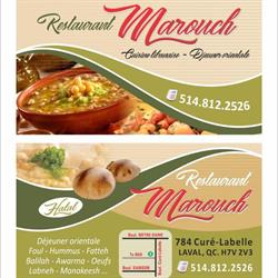 Marouch, Laval, QC opening hours