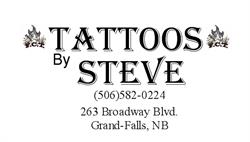 Tattoos By Steve, Grand Falls, NB opening hours