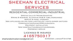 Sheehan Electrical Services, Oakville, ON opening hours