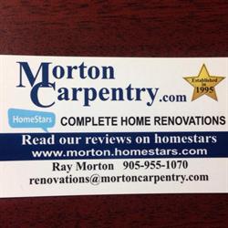 Morton Carpentry Complete Home Renovations, Sutton West, ON opening hours