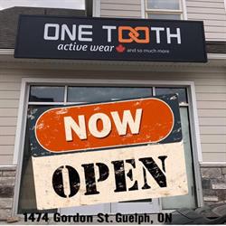 One Tooth Activewear Guelph, opening hours