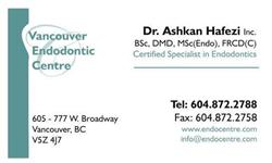 Vancouver Endodontic Centre, opening hours