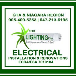 Star Lighting Plus Inc., St. Catharines, ON opening hours