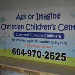 ASK OR IMAGINE CHRISTIAN CHILDREN'S CENTER, Burnaby, BC opening hours
