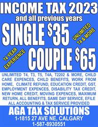 AGA Tax Solutions, Calgary, AB opening hours