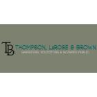 Thompson LeRose & Brown, Trail, BC opening hours