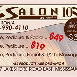 Salon 10 By Sonia, Mississauga, ON opening hours