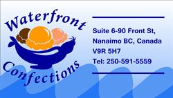 Waterfront Confections, Nanaimo, BC opening hours